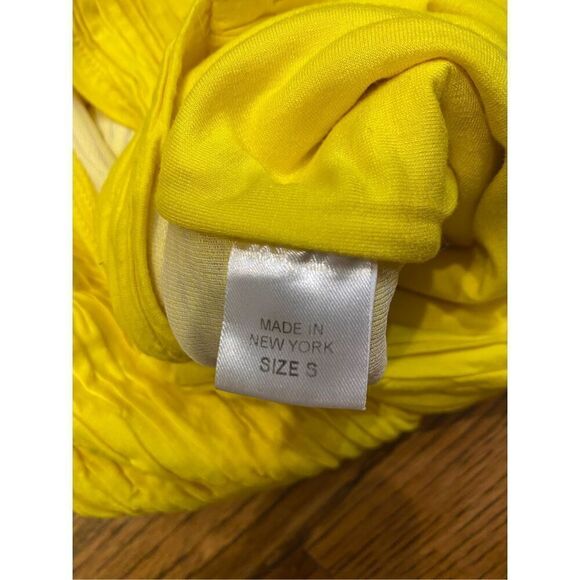 Torn by Ronny Kobo Yellow Bodycon Ruched Dress - Picture 7 of 8